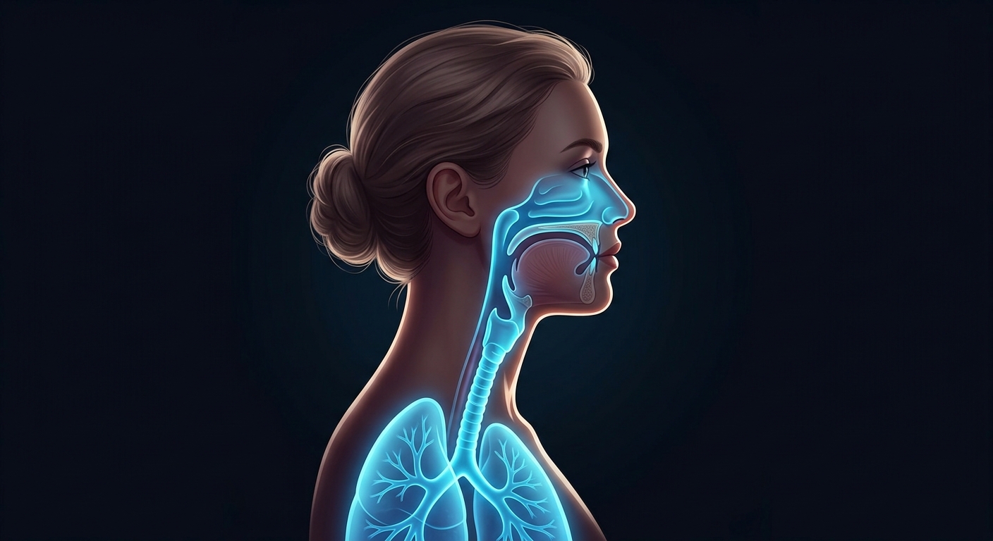 "Ever Wondered Why a Blocked Nose Won't Stop You Breathing? 🤔🫁 #ScienceExplained"