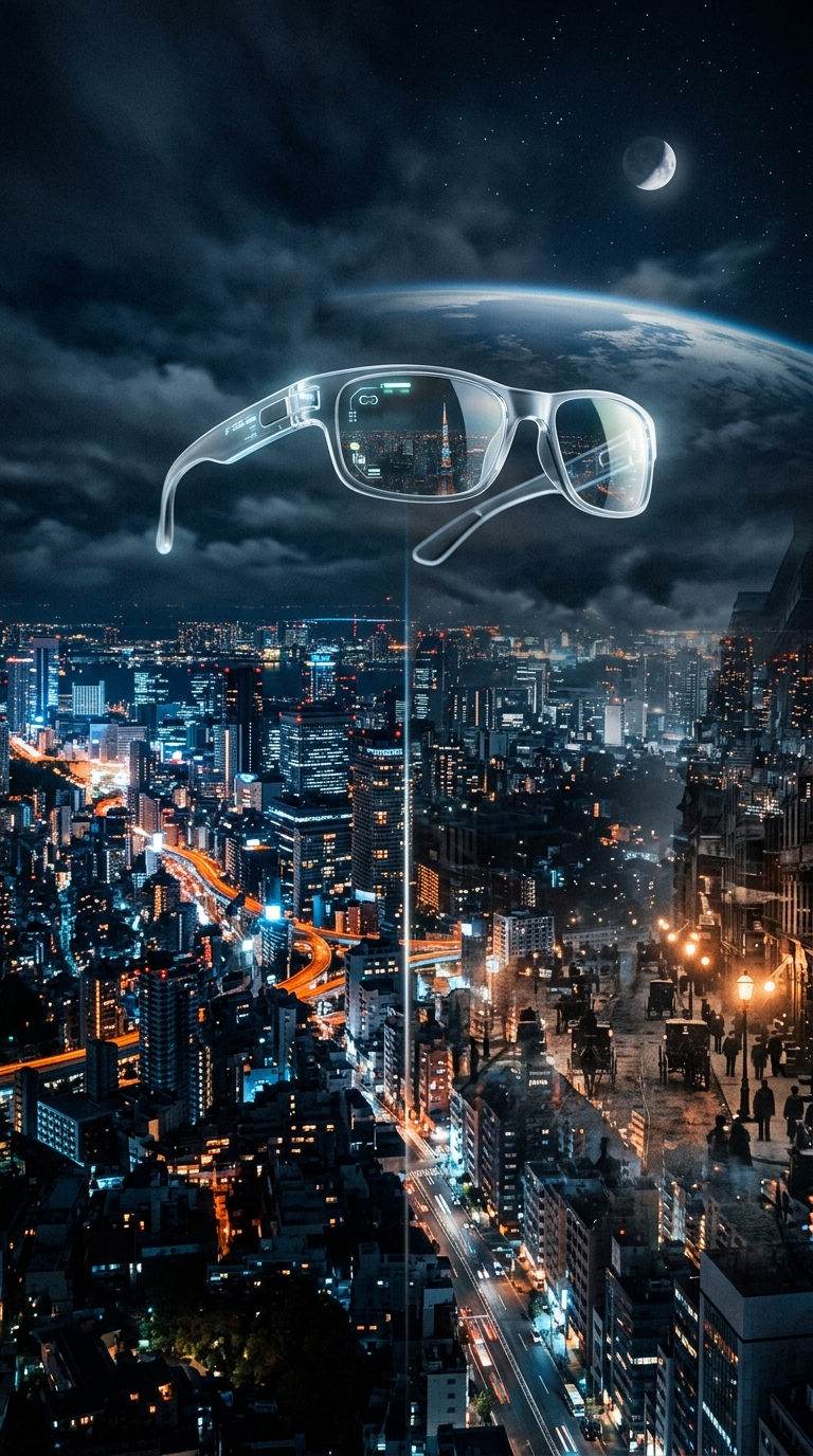 What if Glasses Showed Past City Streets?