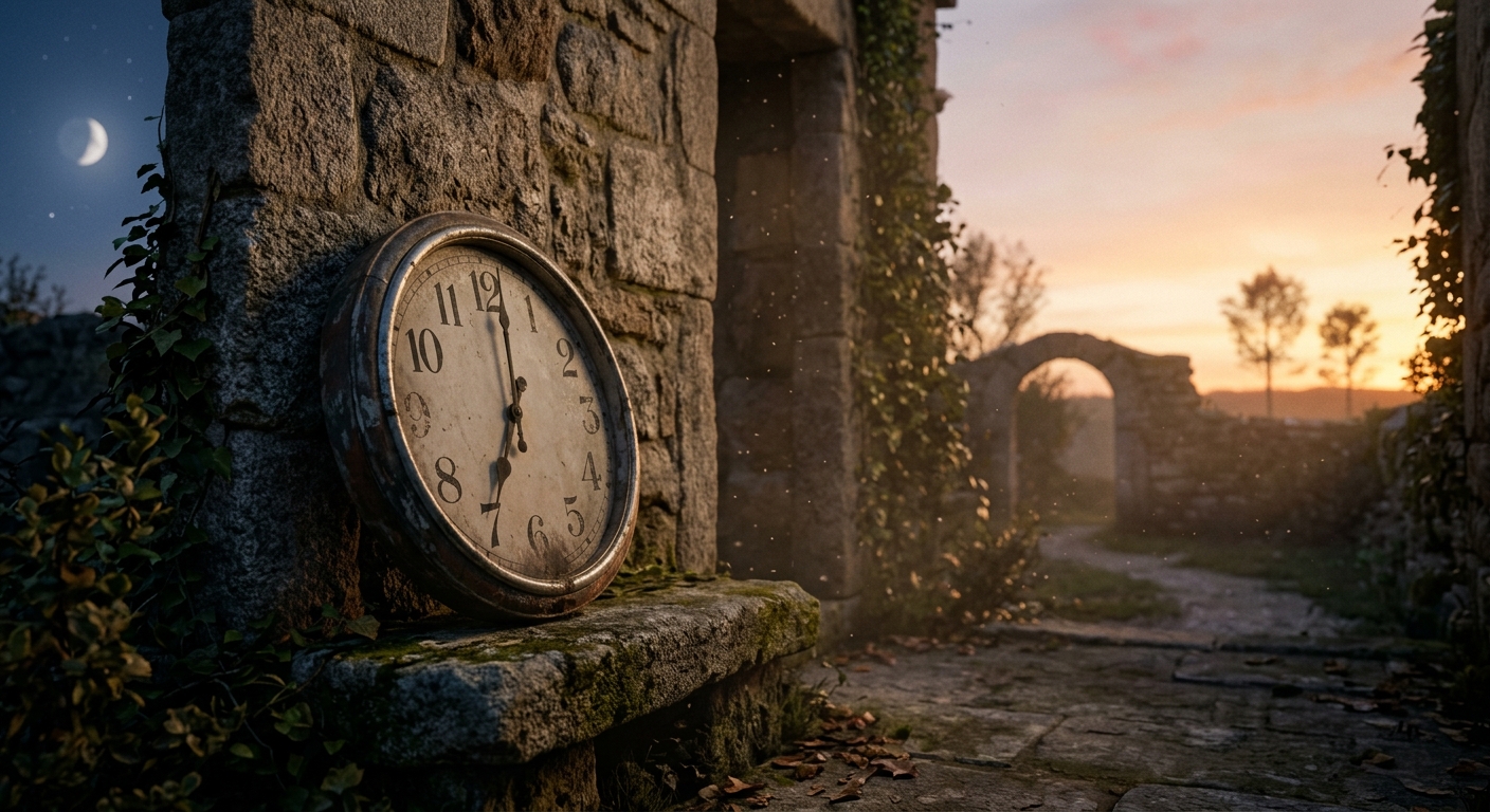 The Midnight Promise of a Broken Clock Tower